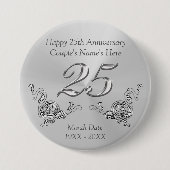 Personalisierte 25. button (Vorderseite)