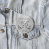 Personalisierte 25. button (Beispiel)