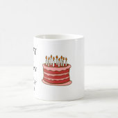 Personalisierte 25. Geburtstags-Tasse Kaffeetasse (Mittel)