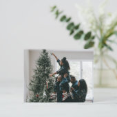 Personalisierte 2-Foto-Doppelseitige Anpassung Postkarte (Stehend Vorderseite)