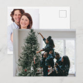 Personalisierte 2-Foto-Doppelseitige Anpassung Postkarte (Vorne/Hinten)