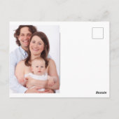 Personalisierte 2-Foto-Doppelseitige Anpassung Postkarte (Rückseite)