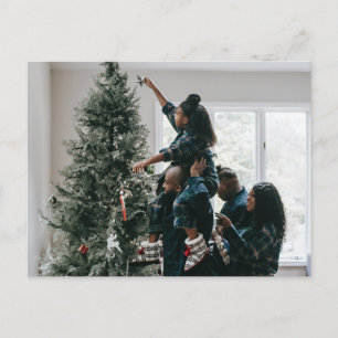 Personalisierte 2-Foto-Doppelseitige Benutzerdefin Postkarte