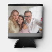Personalisierte 2-Foto-Vorlage doppelseitig Can Co Dosenkühler (Vorderseite)