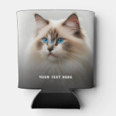 Personalisierte 2-Fotomaterial beidseitig mit dopp Dosenkühler (Rückseite)