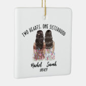 Personalisierte 2 Schwestern Keramikornament (Rechts)