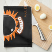 Personalisierte 300 Game & 800 Series Bowling Kitc Geschirrtuch (Viertel Falte)