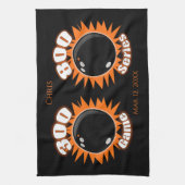 Personalisierte 300 Game & 800 Series Bowling Kitc Geschirrtuch (Vertikal)