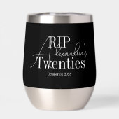 Personalisierte 30. Geburtstags- RIP 20er-Party (Rückseite)