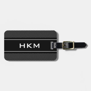 Personalisierte 3-Buchstaben-Marke für Reisegepäck Gepäckanhänger