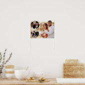 Personalisierte 3-FamilienfotoCollage Poster (Küche)