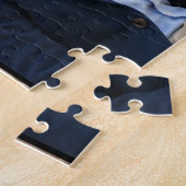 Personalisierte 3-Foto-Collage Schwarze Mutter Est Puzzle (Seite)