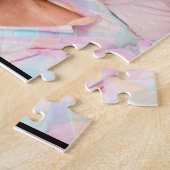 Personalisierte 3-Foto-Collage Schwarze Mutter Est Puzzle (Seite)