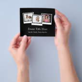 Personalisierte 3-Foto-Snapshot-Frames mit benutze Flyer (Gruppe)
