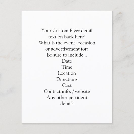 Personalisierte 3-Foto-Snapshot-Frames mit benutze Flyer (Hinten)