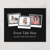 Personalisierte 3-Foto-Snapshot-Frames mit benutze Flyer (Vorne)