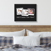Personalisierte 3-Foto-Snapshot-Frames mit benutze Leinwanddruck (Insitu (Schlafzimmer))