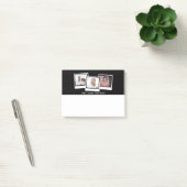 Personalisierte 3-Foto-Snapshot-Frames mit benutze Post-it Klebezettel (Büro)