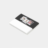 Personalisierte 3-Foto-Snapshot-Frames mit benutze Post-it Klebezettel (angewinkelt)