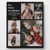 Personalisierte 3 Generationen | 6 FOTO Fotoplatte (Vorderseite)