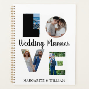 Personalisierte 4-Bild-Hochzeit Planer