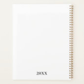 Personalisierte 4-Bild-Hochzeit Planer (Rückseite)