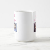 Personalisierte 4-Bild Wir Liebe Sie MIMI Kaffeetasse (Mittel)