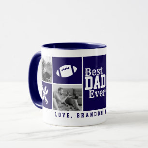 Personalisierte 4-Foto Collage "Best Vater Ever" Tasse