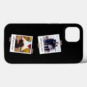 Personalisierte 4 Foto-Collage Case-Mate iPhone Hülle (Rückseite (Horizontal))