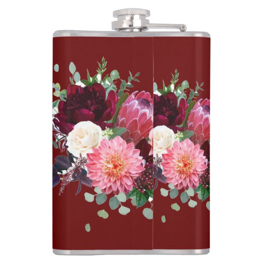 Personalisierte 50. Ehepaare Hochzeit Jahrestag Flachmann (Rückseite)