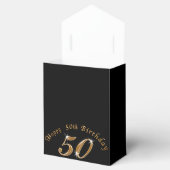 Personalisierte 50. Hochzeit Jubiläum Gefälligkeit Geschenkschachtel (Geöffnet)