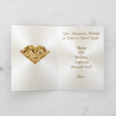 Personalisierte 50-jährige Jubiläumskarte für Elte Karte (Innenseite)