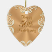 Personalisierte 50. keramik ornament (Rechts)