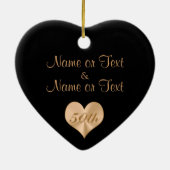 Personalisierte 50. keramikornament (Hinten)