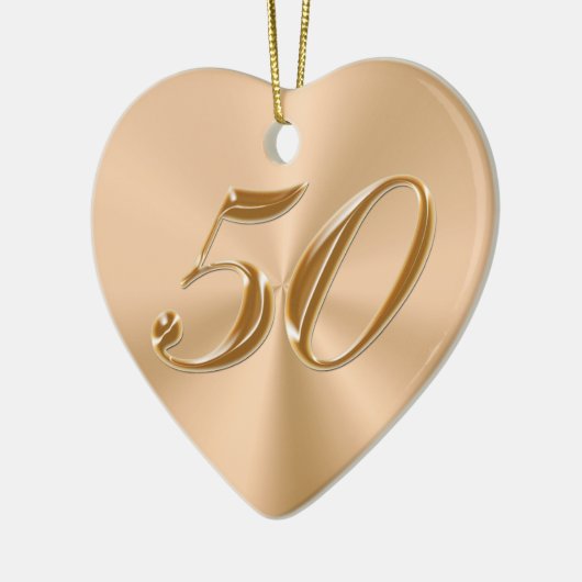 Personalisierte 50. keramikornament (Links)