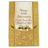 Personalisierte 50. mittlere geschenktüte (Vorderseite)