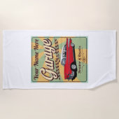 Personalisierte 57 Käsegarage Strandtuch (Vorderseite)