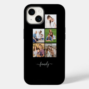 Personalisierte 5-Foto-Collage Familie, Benutzerde iPhone 14 Hülle