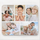 Personalisierte 5-Foto-Collage Mousepad (Vorne)