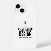 Personalisierte 5x7" leere Firmen-Branded Custom Case-Mate iPhone Hülle (Rückseite)