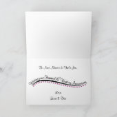 Personalisierte 60. Geburtstagskarte Karte (Innenseite)