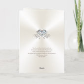 Personalisierte 60. Jubiläumskarte, Diamant Thema Karte (Rückseite)