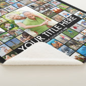 Personalisierte 69-FotoCollage mit benutzerdefinie Sherpadecke (3/4)