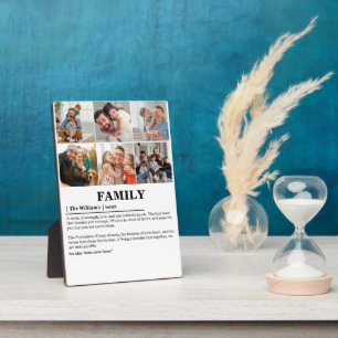 Personalisierte 6-Fotocollage-Produktfamilie Defin Fotoplatte