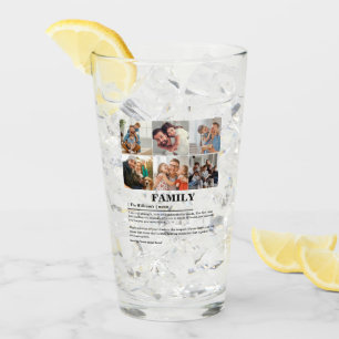 Personalisierte 6-Fotocollage-Produktfamilie Defin Glas