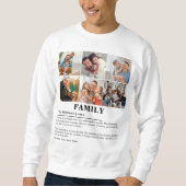 Personalisierte 6-Fotocollage-Produktfamilie Defin Sweatshirt (Vorderseite)