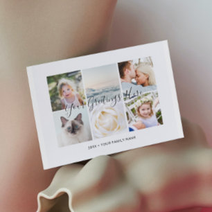 Personalisierte 6 Fotos Universelle Grußpostkarte Postkarte
