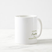 Personalisierte 70 Dinge, die wir an dir lieben Kaffeetasse (VorderseiteRechts)