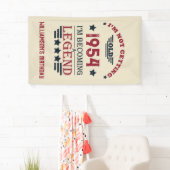 Personalisierte 70 Vintage Geburtstagsparty Banner (Insitu)