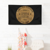 Personalisierte 70 Vintage Geburtstagsparty Banner (Insitu)